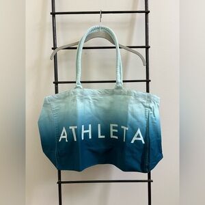 Athleta Teal Ombre Tote Bag
